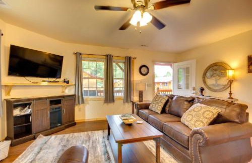 Cherokee Casa | Smoky Mountain Cabin with Hot Tub and River Views!
