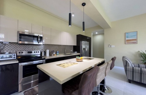 Saint Andrew Condominio | Smurfs Pad @ Mont Charles. Stylish 2-BDR Condo in a Prime Location in Kingston.