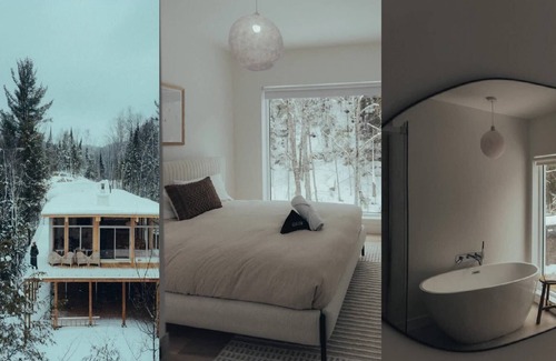 La Conception Apartamento | Snow Chalet Perched in the Treetops of Tremblant