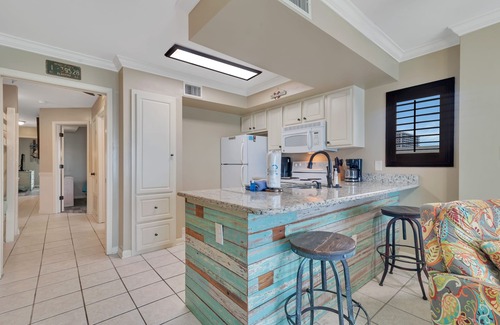 Gulf Shores Condominio | Especial de diciembre $ 1200 - Condominio en la esquina del frente del golfo - Playas de arena blanca