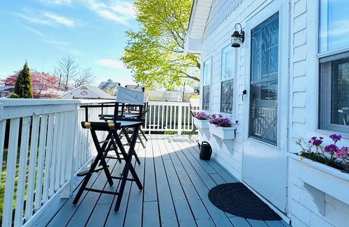 Snug Harbor Cabaña | Soak in enchanting water views. Fully-fenced yard for family and pets!