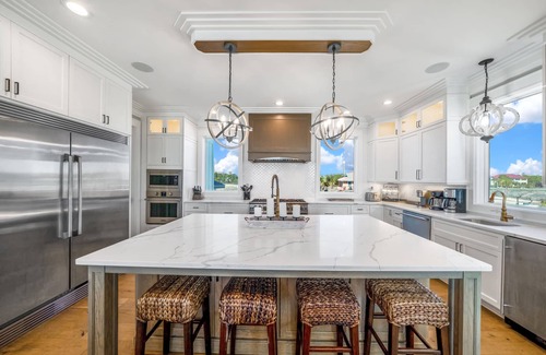 East End Casa | Solitude: Sprawling Beachfront Home, Sleeps 21, Pet Friendly, Private Pool!