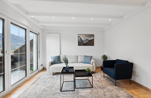Sevelen Apartamento | Sonniges Apartment mit traumhaftem Bergblick