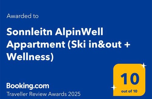 Sonnleitn Apartamento | Sonnleitn AlpinWell Appartment (Ski in&out + Wellness)
