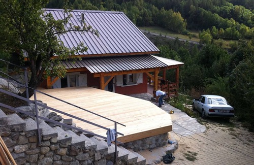 Colmars Chalet De Esquí | Chalet orientado al sur en el parque Mercantour