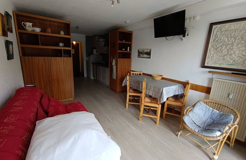 Montgenevre Apartamento | Estudio orientación sur con balcón, a 200m de pistas y comercios, se aceptan mascotas
