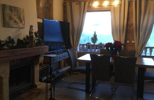 Guillaumes Apartamento | Spa privé Appt de charme Valberg vue panoramique montagne