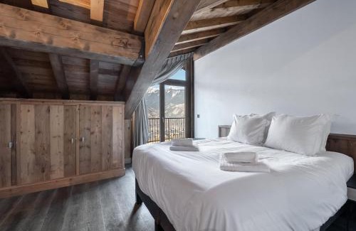 Le Praz Apartamento | Spacieux appartement de luxe à Courchevel, proche pistes et commerces, parking inclus - FR-1-568-7