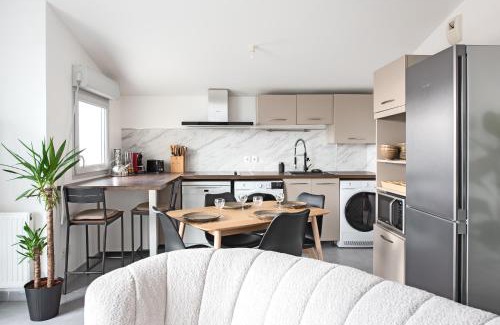 Roseraie Apartamento | Spacieux T4 proche centre-ville, Clim et Parking