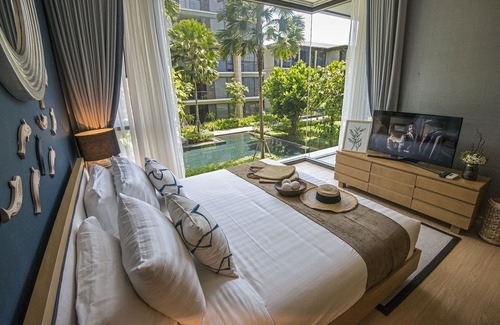 Mai Khao Condominio | Amplio condominio frente al mar de 2 dormitorios con vista a la piscina @ Mai Khao Beach