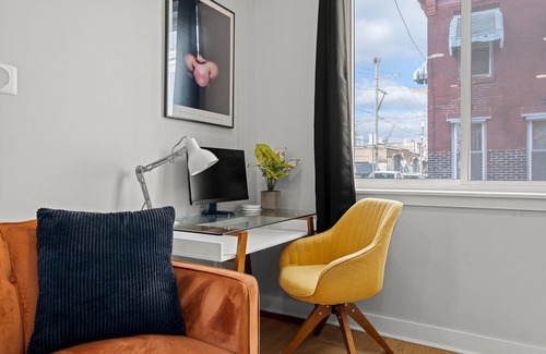 South Philadelphia Apartamento | Spacious 2Bd/2Bth Modern Duplex Sleeps 6