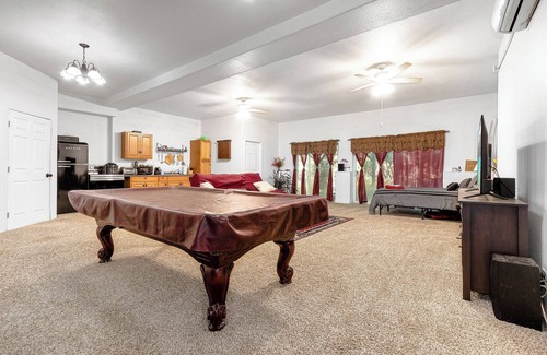 Placerville Casa | Spacious 3-bedroom house w/ AC, WiFi, Sauna, Fenced Yard, Billiards, & Theater