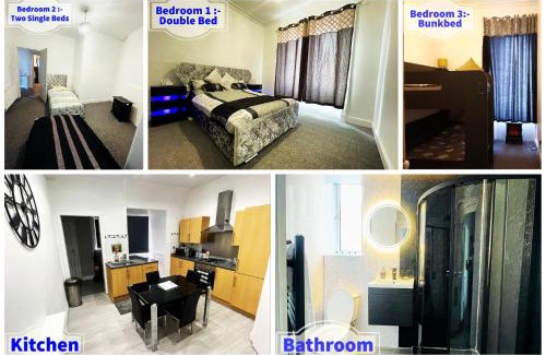 Cowdenbeath Apartamento | Spacious 3 Bedroom Entire Apartment Self Check in