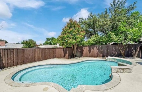 Richardson Casa | Spacious 3BR Oasis | Pool, Fire Pit & Family Fun