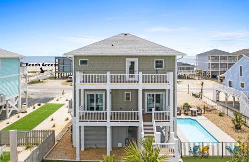 Ocean Isle Beach Casa | Spacious 4 Bedroom Cuckoos Nest in Ocean Isle Beach, NC Pool and Elevator