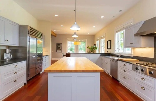 La Porte Casa | Spacious 4-Bedroom Estate with Private Pool by charming New Buffalo, MI