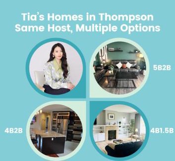 Thompson Casa | Spacious 4BR Family Home - Wine Fridge, Patio, Parking