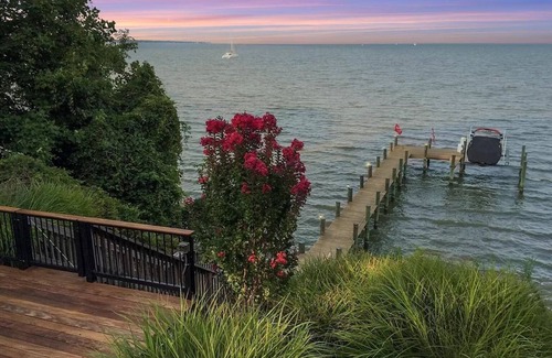 Croom Casa | Spacious 5-Bedroom Waterfront Oasis with Private Dock, Pool and Hot Tub