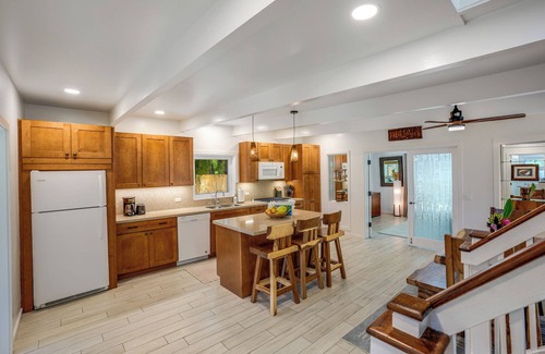 Hanalei Casa | Spacious 5-bedroom house with AC, WiFi in gorgeous Hanalei