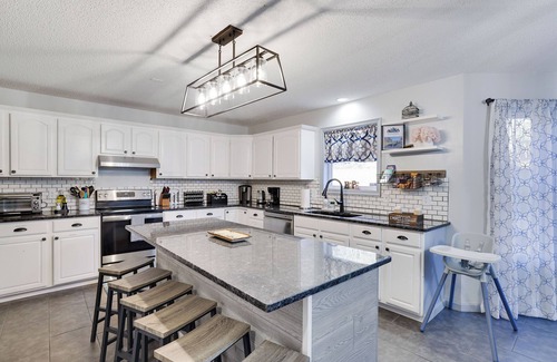 Long Pond Casa | Spacious 6-bedroom Pocono Home with Hot Tub, Game and Theater rooms, Fire Pit!