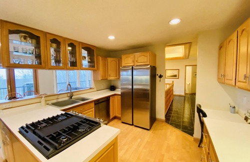Bayfield Casa | Spacious and Private Cabin with Lake Superior and Madeline Island Views & Sauna