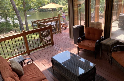 Wright City Chalet De Esquí | Spacious 'Black Dog Chalet' on Family Friendly Grendel Lake