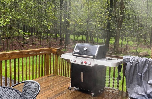 Gouldsboro Casa | Spacious brand new 4-bedroom house in wonderful Big Bass Lake with AC