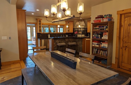 Warrior's Mark Casa | Spacious Breck Home - Walk to Town, Hot Tub, Pool Table, Decks, Kid/Pet Friendly