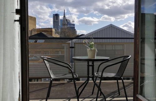 Haggerston Apartamento | Spacious bright top floor apt w/view, gym, courtyard in the heart of Shoreditch