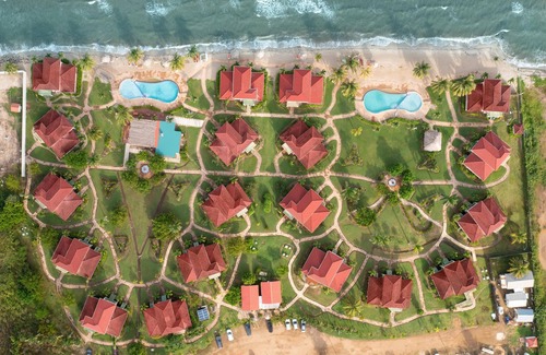 Hopkins Complejo | Spacious Caribbean-Style Beach House w/ Private Balconies & Ocean Views