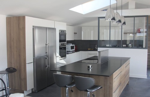 Rivedoux-Plage Villa | Amplia villa contemporánea, luminosa y tranquila, para familias numerosas