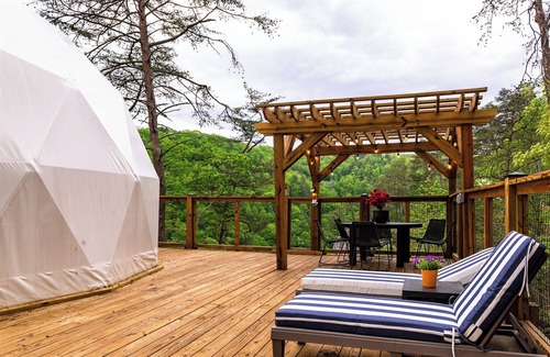 Pikeville Cabina | Spacious Dome Canyon View