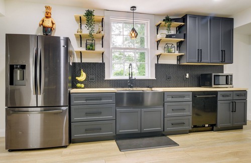 Durham Casa | Spacious Durham Home w/ Fire Pit & Hot Tub!