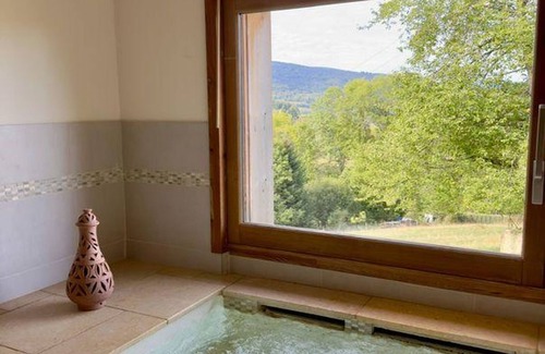 Saint-Jean-la-Vetre Cabaña | Amplio alojamiento familiar, 14 pers, encanto y comodidad