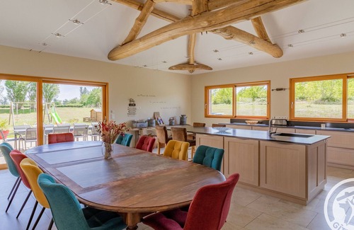 Echemire Cabaña | Gran casa rural reformada con piscina privada cerca de Angers