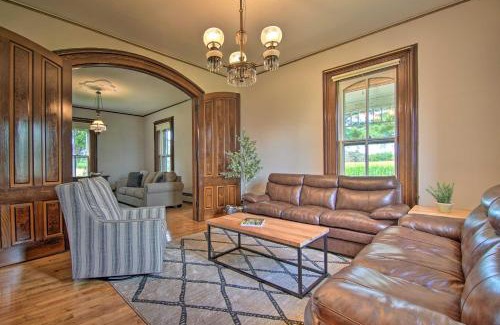 Janesville Casa | Spacious Farmhouse on 200 Acres Along the River
