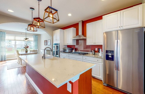 Frederick Casa | Spacious Four-Level Home - Office - Dog-Friendly