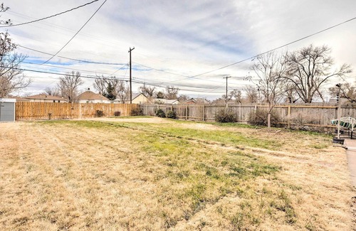 Garden City Casa | Spacious Garden City Home Near Main St w/ Fire Pit