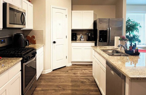 Lake Charles Casa | Spacious Home Base with Private Office—Perfect for Remote Work
