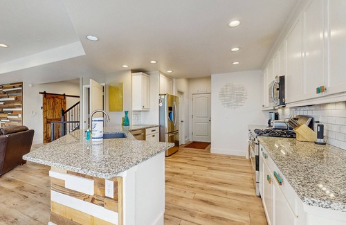 Wolf Ranch Casa | Spacious home with fenced in yard and dog friendly, fire pit and foosball table