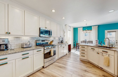 Wolf Ranch Casa | Spacious home with fenced in yard and dog friendly, fire pit and foosball table