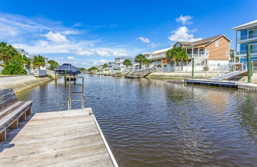 Ocean Isle Beach Casa | Spacious Home with Boat Dock in Ocean Isle Beach!