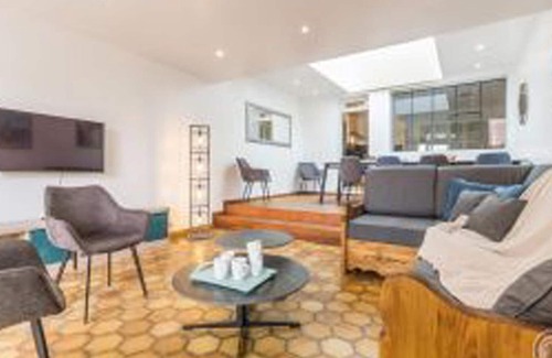 Portbail Cabaña | Casa espaciosa en Portbail - 5 habitaciones, jardín privado, se admiten mascotas