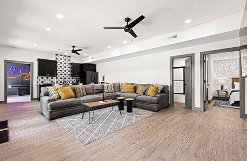Arley Casa | Spacious Lakefront Estate: 2 Hot Tubs, Dock, Game Room, Sleeps 38, Tennis Court