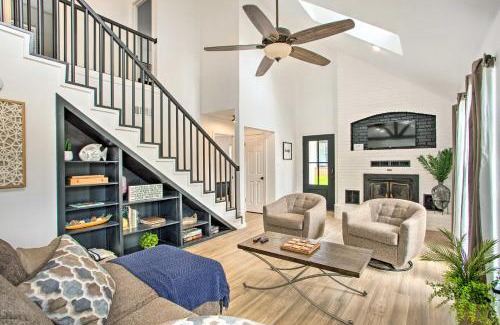 Berryville Casa | Spacious Lakefront Home with Fire Pit and Fun Barn!