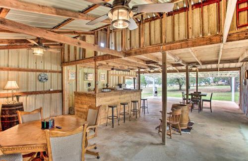 Berryville Casa | Spacious Lakefront Home with Fire Pit and Fun Barn!