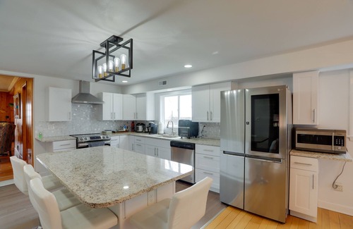 Woodland Beach Casa | Spacious Lakefront House w/ Backyard Fire Pit