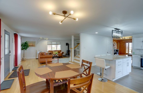 Woodland Beach Casa | Spacious Lakefront House w/ Backyard Fire Pit