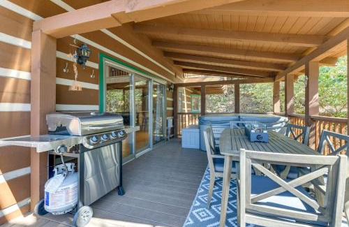 Maggie Valley Casa | Spacious Maggie Valley Cabin with Waterfall On-Site!