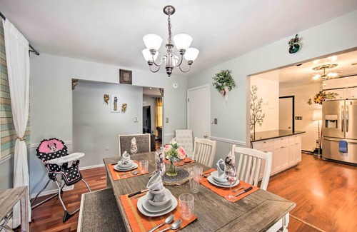 Palmyra Casa | Spacious Palmyra Home w/ Fire Pit & Deck!